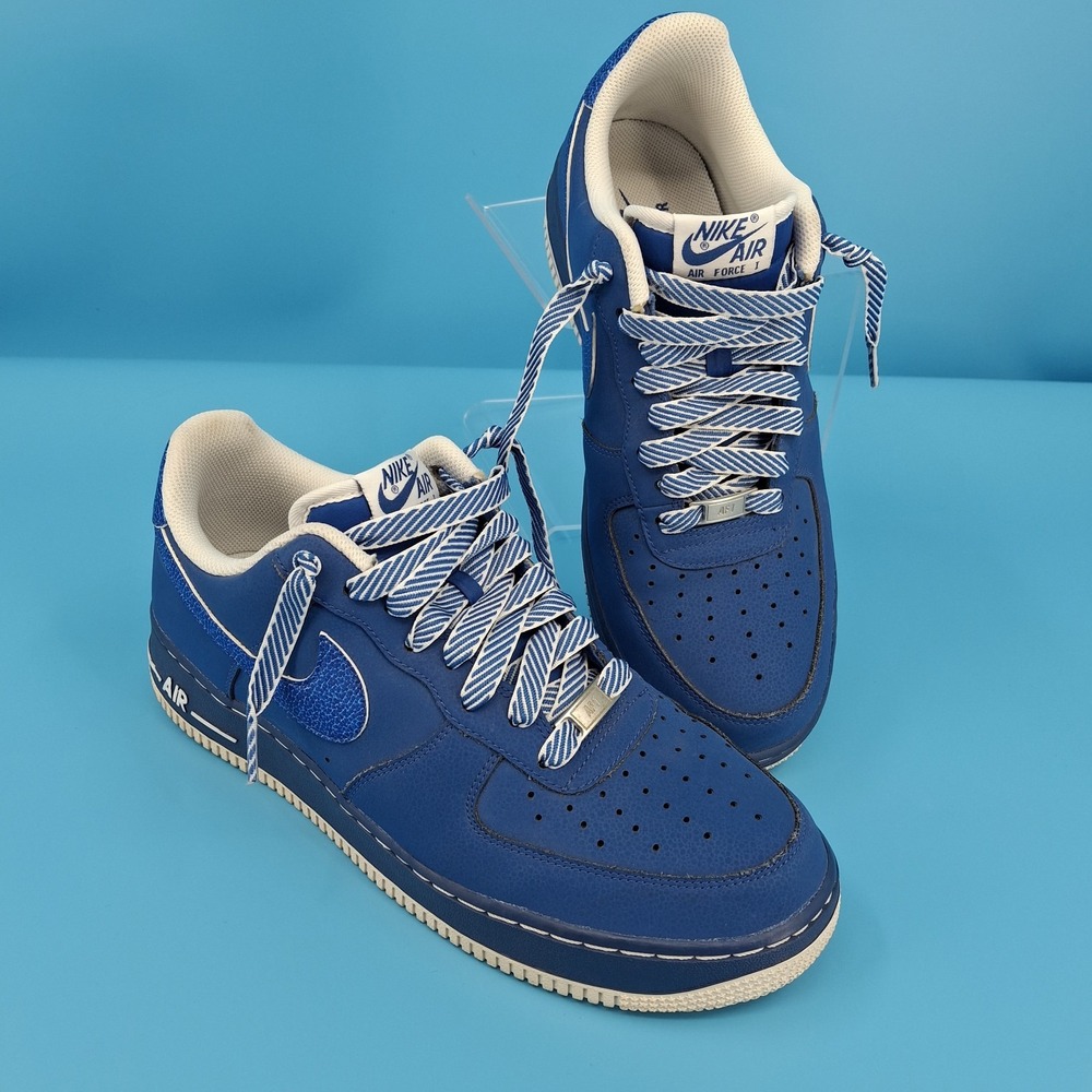 Nike Air Force 1 Game Royal White Mens Size 10.5 / 488298-422 2013